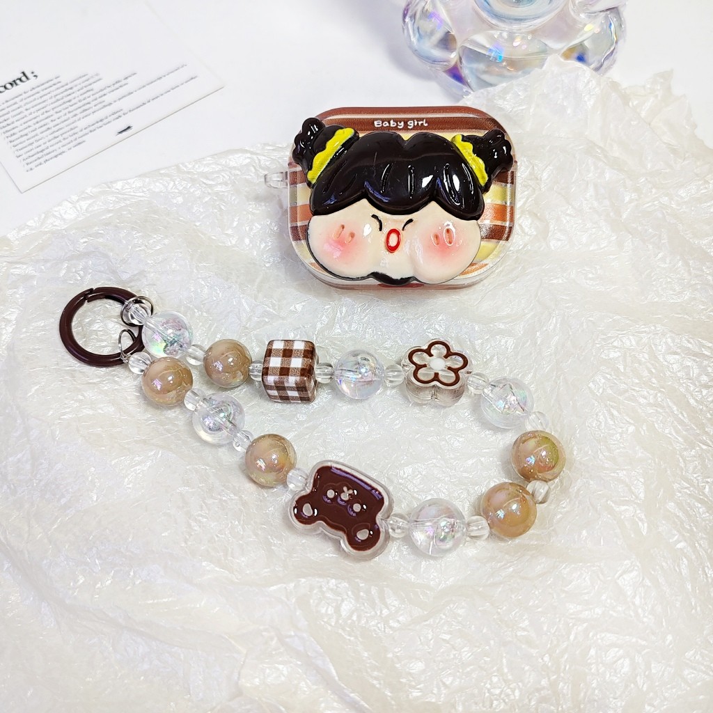 Siam【เด็กBaby girl 】เคสหูฟัง i12 i11 เคสใสการ์ตูนนูน 1 2 Airpods3 เคสหูฟังบลูทูธ gen gen1 gen2 Airpo