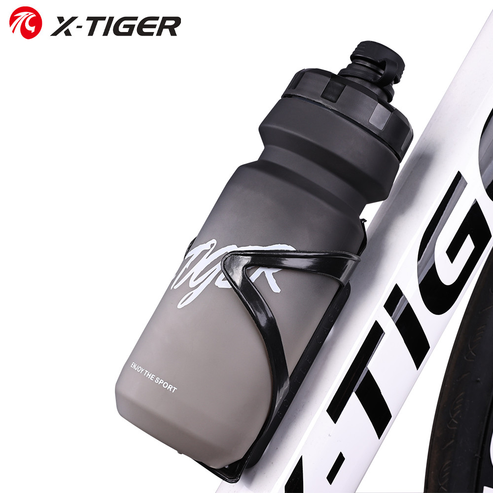 X-TIGER 650ML ขวดน้ําจักรยานความจุขนาดใหญ่บีบ-สเปรย์ปลอดภัย LDPE 360° ซีลขวดปั่นจักรยานขวดฟิตเนสขวดจักรยานขวดกีฬา