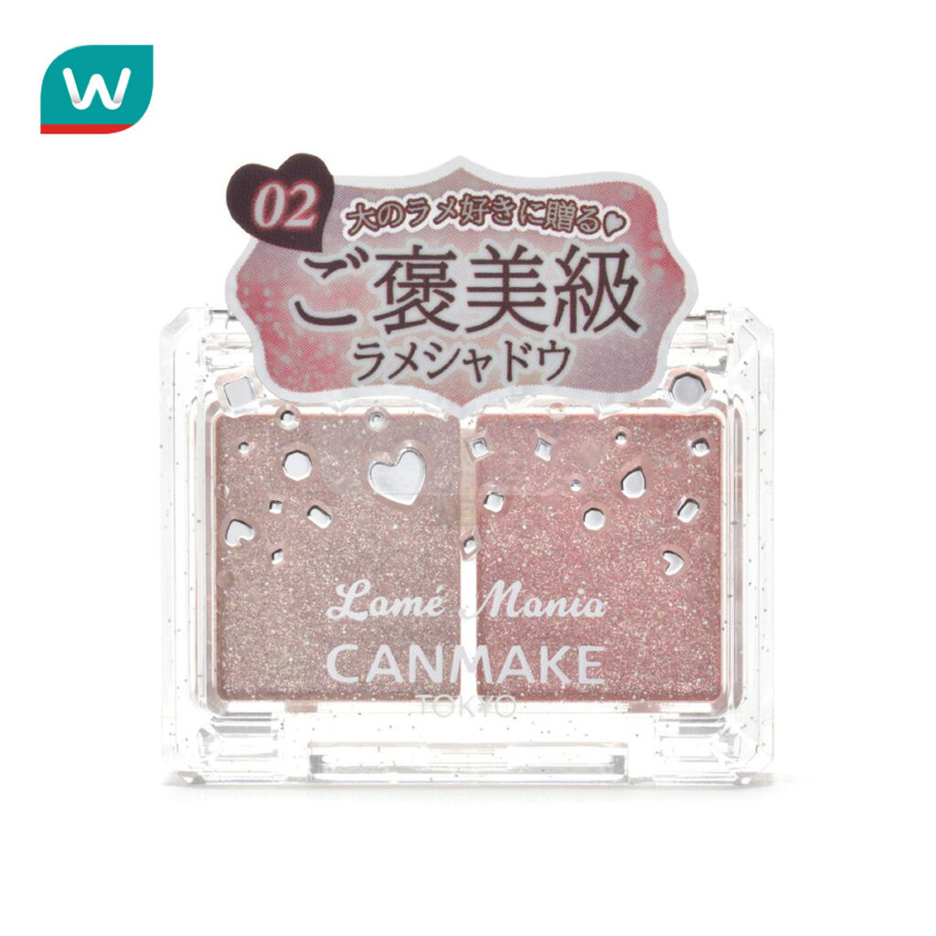 Canmake แคนเมค ลาเม่ มาเนีย อายแชโดว์ 2.7ก. 02 พิงค์ พุดเดิ้ล