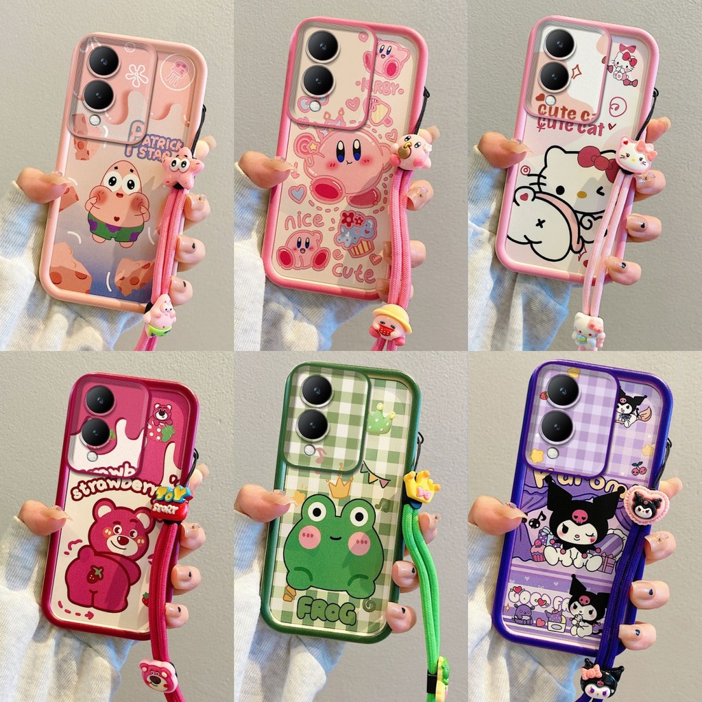 เคส VIVO Y17S เคสโทรศัพท์ซิลิโคนอ่อนนุ่มลายการ์ตูนที่เรียบง่ายและน่ารัก YX