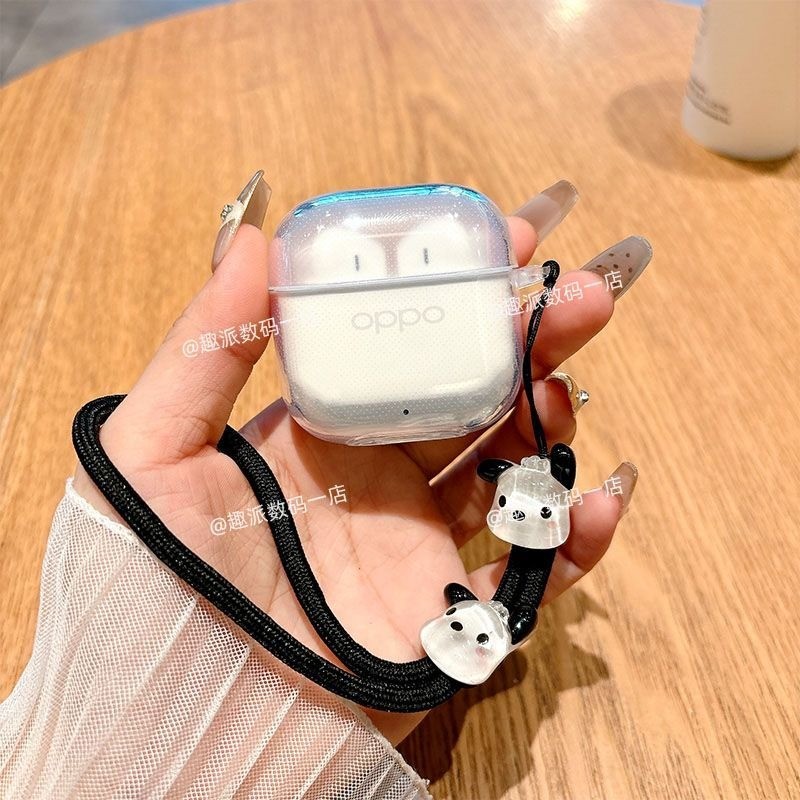 เคสสําหรับ OPPO Enco Buds3, TPU ฝาครอบหูฟังแบบใสสําหรับ OPPO Enco Buds 3