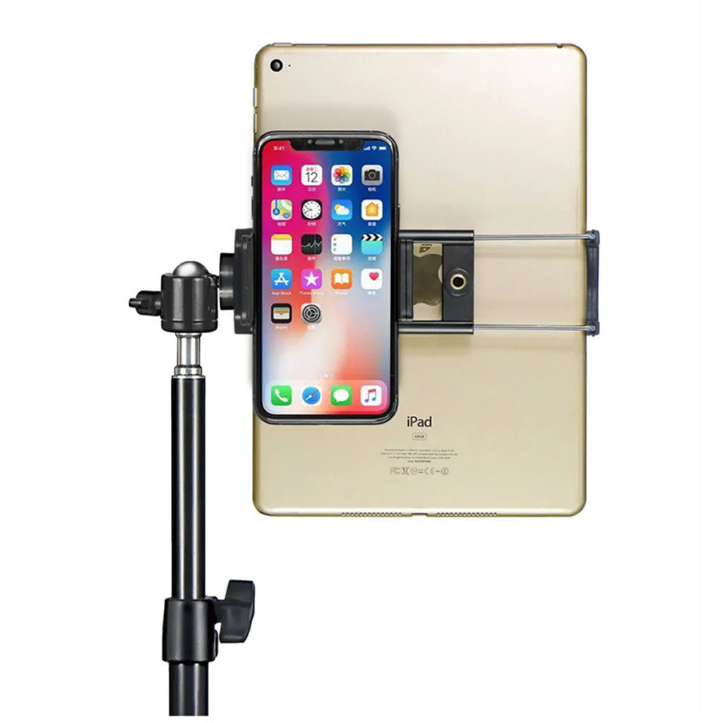 Djustable ขาตั้งกล้องขาตั้งแท็บเล็ตสําหรับ 4-11 นิ้วแท็บเล็ตสมาร์ทโฟน Mount Lazy Holder Bracket สนับสนุนสําหรับแท็บเล็ต - รูปที่ 2