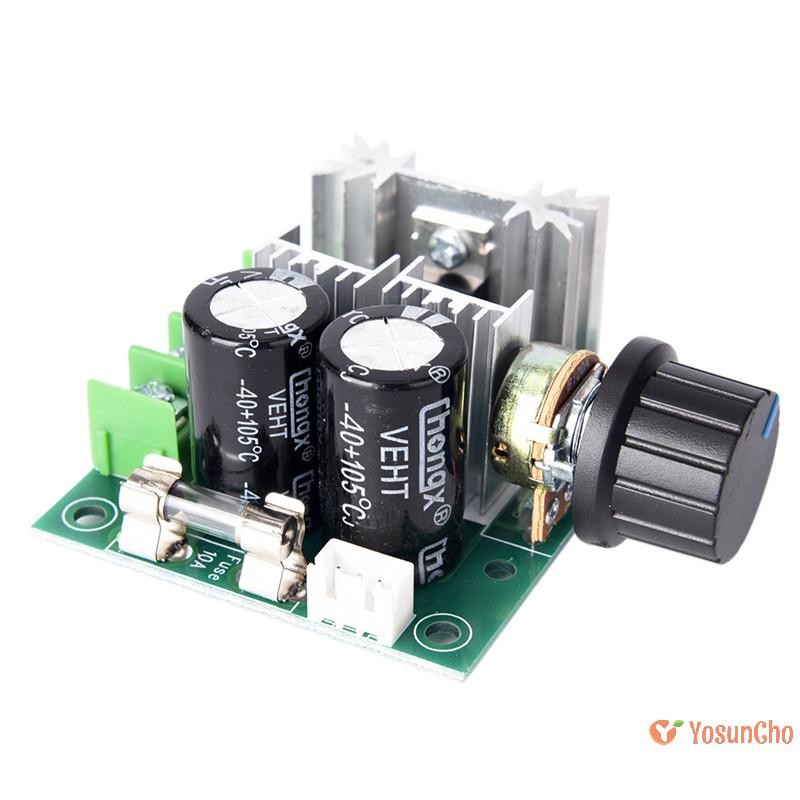 YosunChoker] 12V ~ 40V 10A PWM DC Motor Speed Control Switch Controller Volt Regulator Dimmer ใหม่