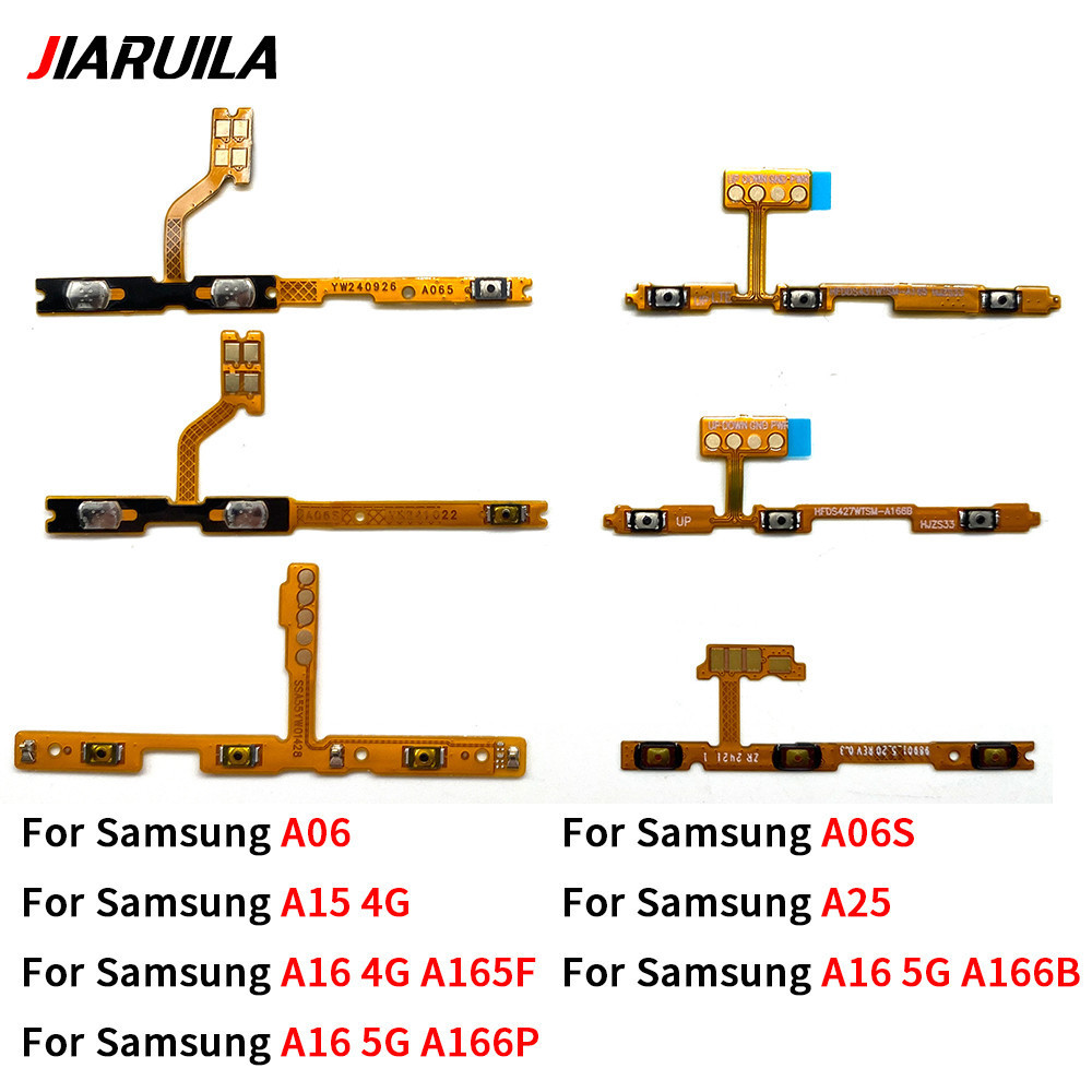 เปิดปิดระดับเสียงขึ้นลงปุ่มสวิทช์ Flex สําหรับ Samsung Galaxy A06 A06S A15 A16 4G A25 5G