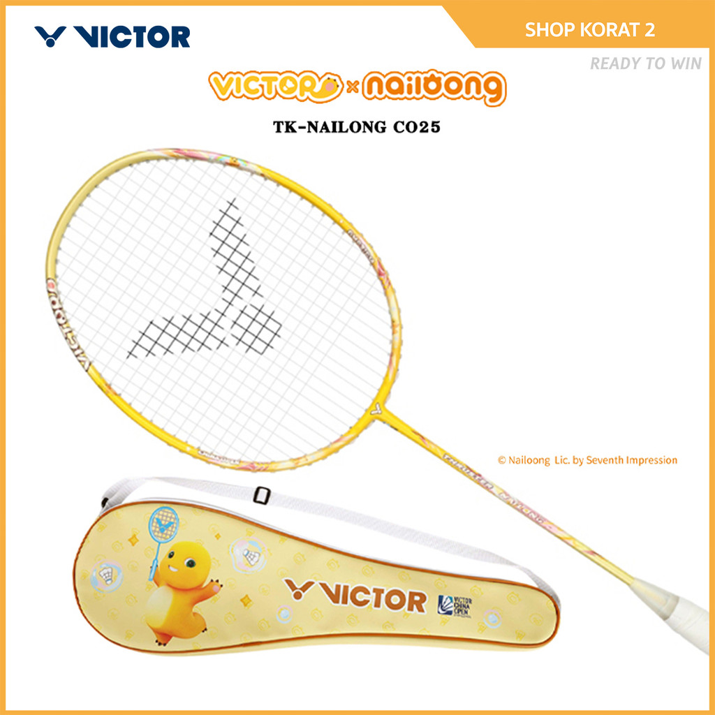 VICTOR COLLECTION NAILONG ไม้แบดมินตัน รุ่น TK-NAILONG แถม เอ็น VS-100 + ซองหนัง (โปรดอ่านรายละเอียด
