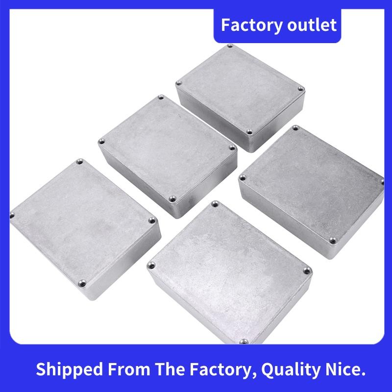 เอฟเฟคกีตาร์เหยียบอลูมิเนียมกล่อง Stomp สําหรับ DIY ชุดเหยียบกีตาร์ 1590BB