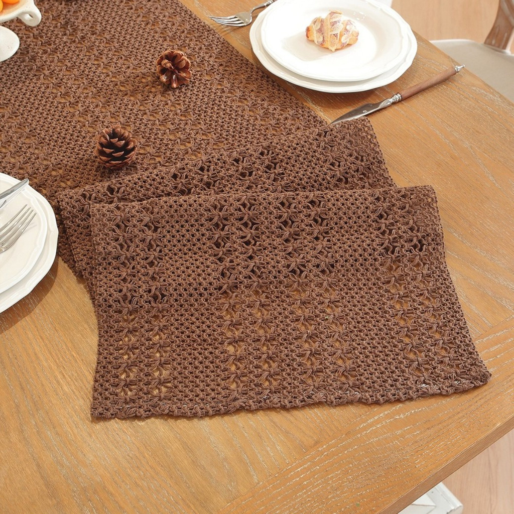 ผ้าปูโต๊ะนอร์ดิกวัสดุผ้าลินินคุณภาพสูงทนทานเสื่อโต๊ะสําหรับรับประทานอาหาร/ชา/ตกแต่งโต๊ะกาแฟ - รูปที่ 3