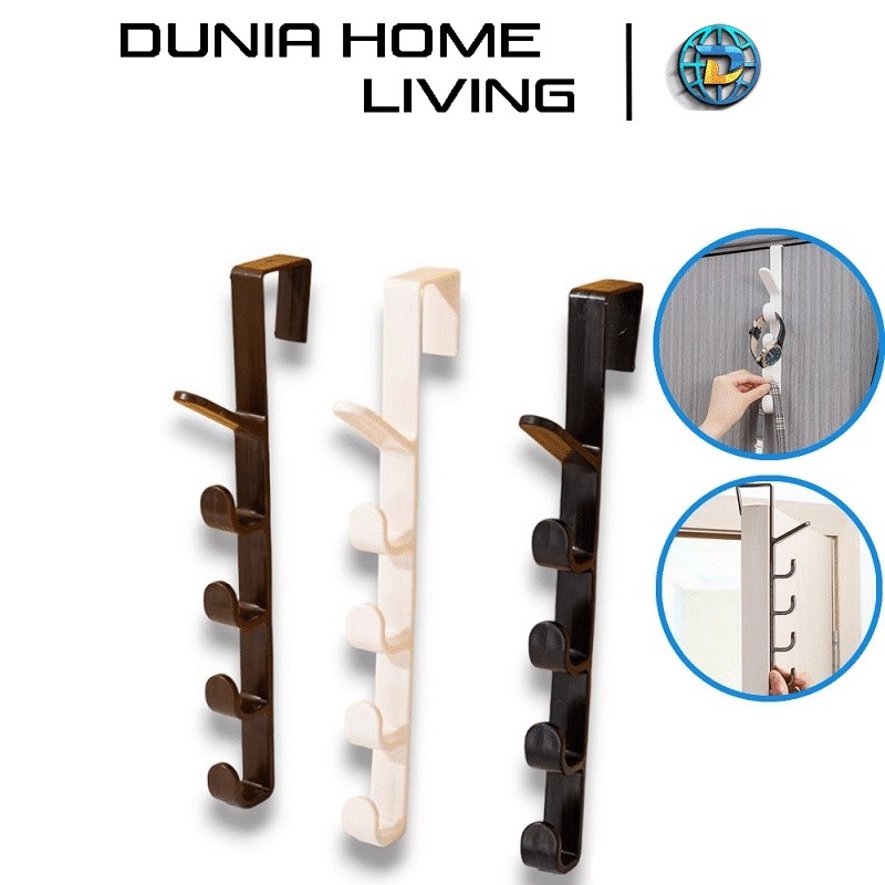 GANTUNGAN DHL WHOLESALE ไม้แขวนเสื้อ, ประตูตู้, หมวก, กระเป๋า, 5 ตะขอ, ปลอดเล็บ/ไม้แขวนเสื้อ, ไม้แขว