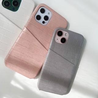[i17]พร้อมส่ง🧸 E1S1 เคสหนังใส่บัตรมินิมอล (V1) สำหรับ iPhone minimal เคสใส่บัตร🍦 เคสไอโฟน I11-15Plus,16Plus,17P,17Promax