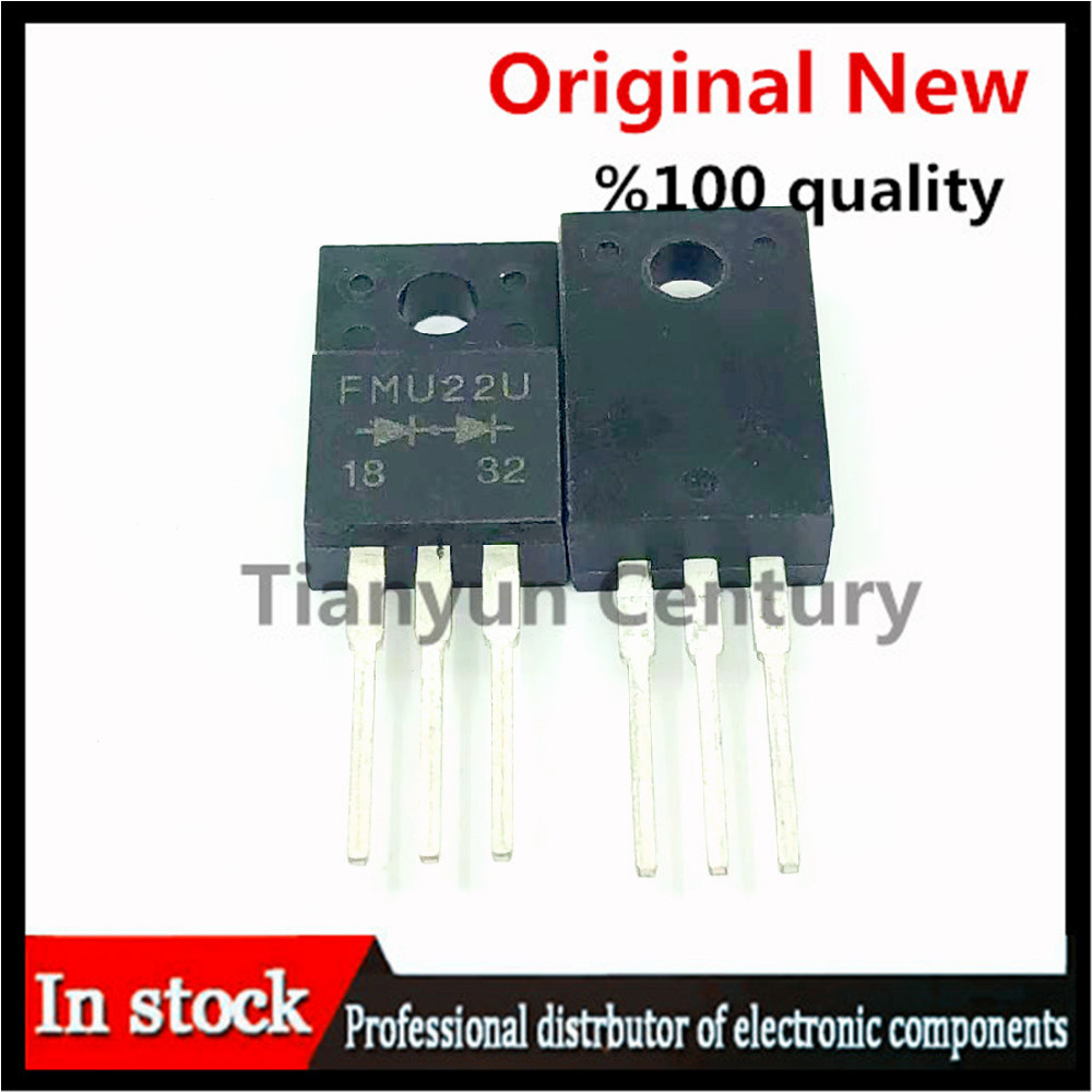 10 ชิ้น 100% ใหม่นําเข้า Original FMU22U FMU-22U TO-220F ไดโอดการกู้คืนอย่างรวดเร็ว