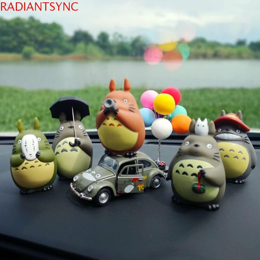 RADIANTSYNC My Neighbor Totoro รูป, อะนิเมะตุ๊กตา PVC Totoro Action Figure, สะสม 10 ซม.รูปปั้นการ์ตู