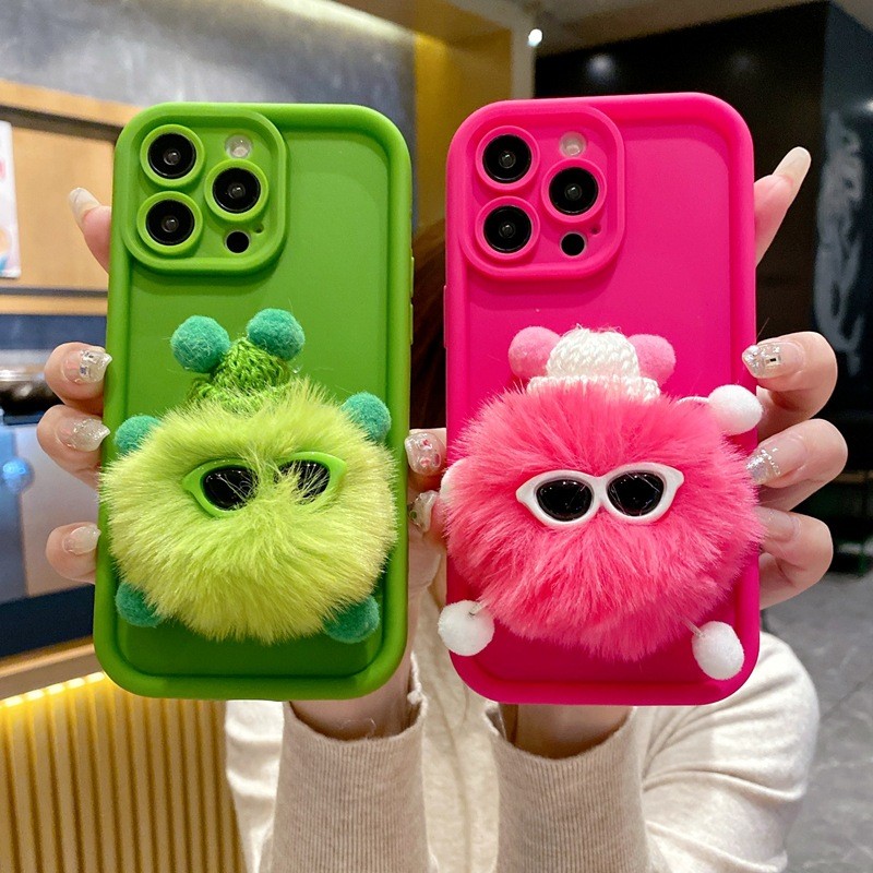 น่ารัก 3d Plush Briquette ตุ๊กตาสาวนุ่มสําหรับ OPPO A6C A6X A6T A5X A5i A3X A3 Pro A60 A38 A18 A98 A79 A16 A17 A76 A52 A54 A74 A58 A54 A74 15F Reno 16F Reno 11ฉ 10 8