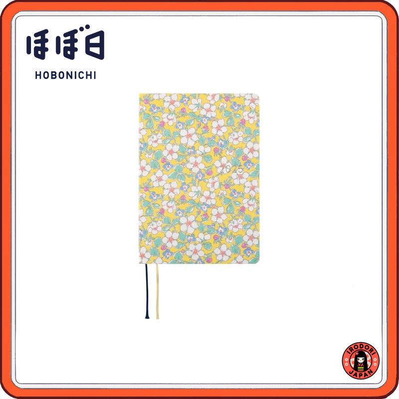 Hobonichi Techo 2025 HON LIBERTY FABRICS/Paysanne Blossom [A6/1 Page Per Day/January/Monday Start]
