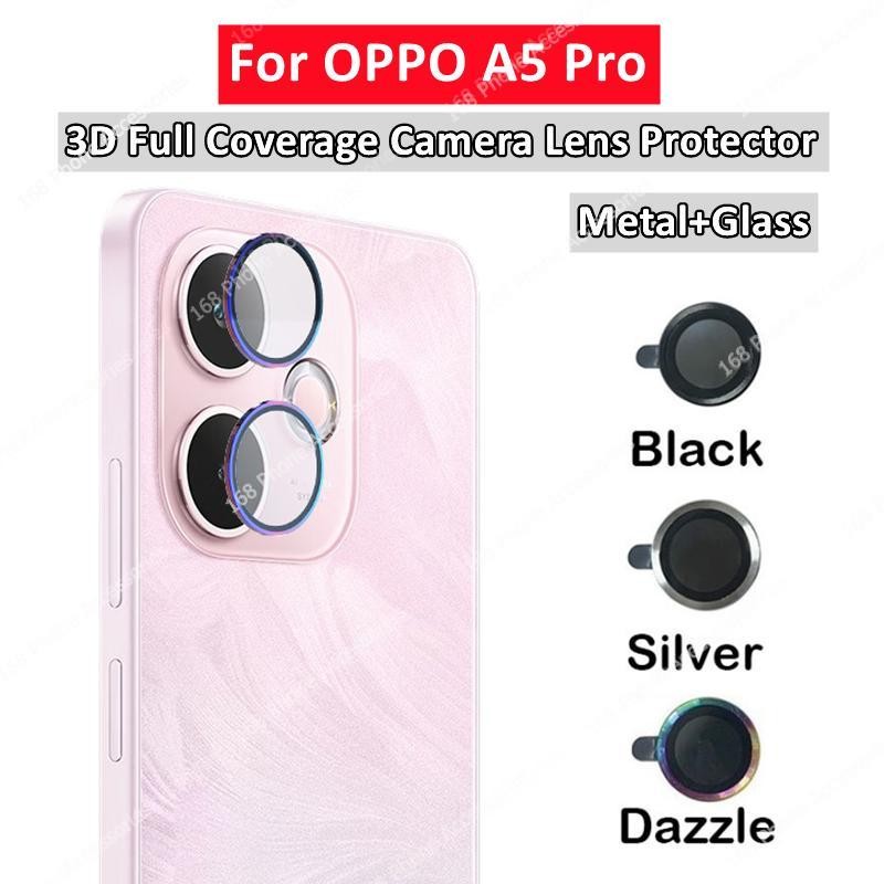 ฟิล์มกล้อง OPPO A5 Pro 5G A3 A3X ฟิล์มกล้อง ฟิล์มกันรอยกล้อง กลิตเตอร์ สําหรับ เลนส์ใส กระจกป้องกัน 