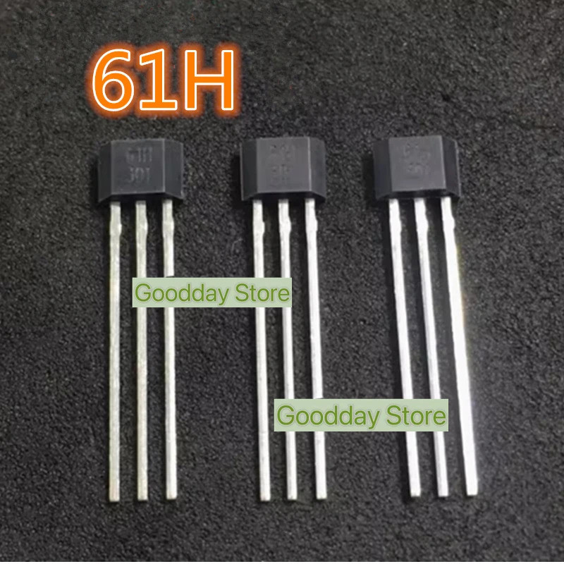 5PCS Original 61H bipolar Bolt ประเภท Hall องค์ประกอบ TO-92S สองล้อยานพาหนะไฟฟ้ามอเตอร์ Hall sensor 
