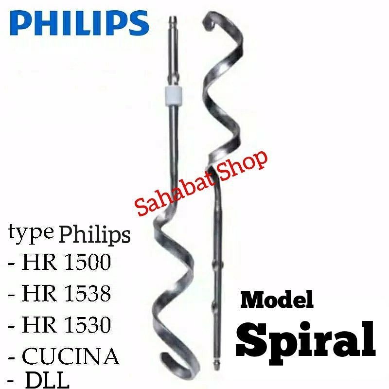 PHILIPS CUCINA HR 1500 1530 1538 SPIRAL MIXER STICK 1 ชุด PAIR