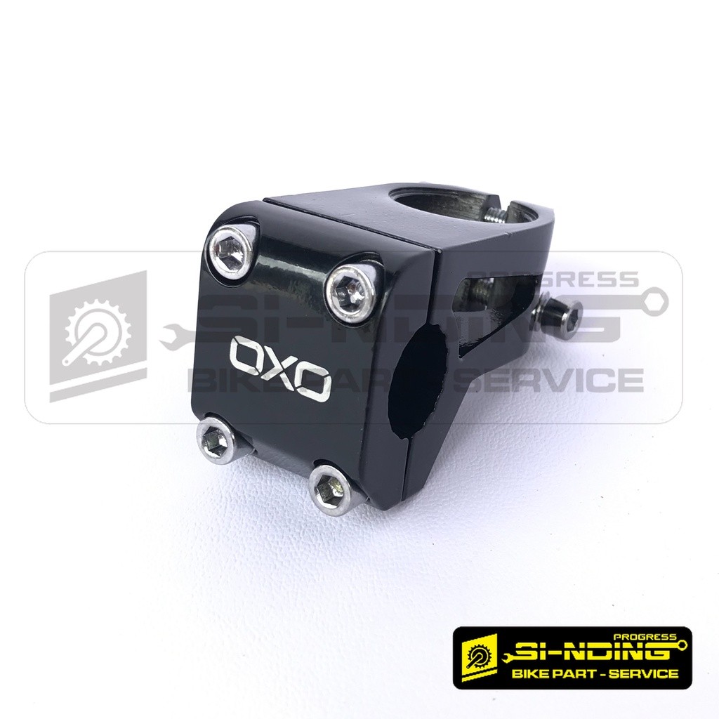 OXO Black Overize 28.6mm Alloy BMX Bike Stem 22.2