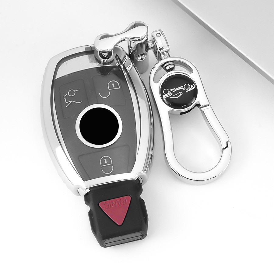 สําหรับเปลือกกุญแจรีโมท Mercedes-Benz 3B เพื่อแทนที่ W203 W210 W211 เปลือกกุญแจอัจฉริยะ