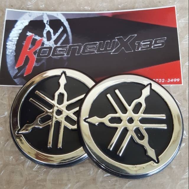 PAIR OF RX KING TANK FORK LOGO EMBLEMS