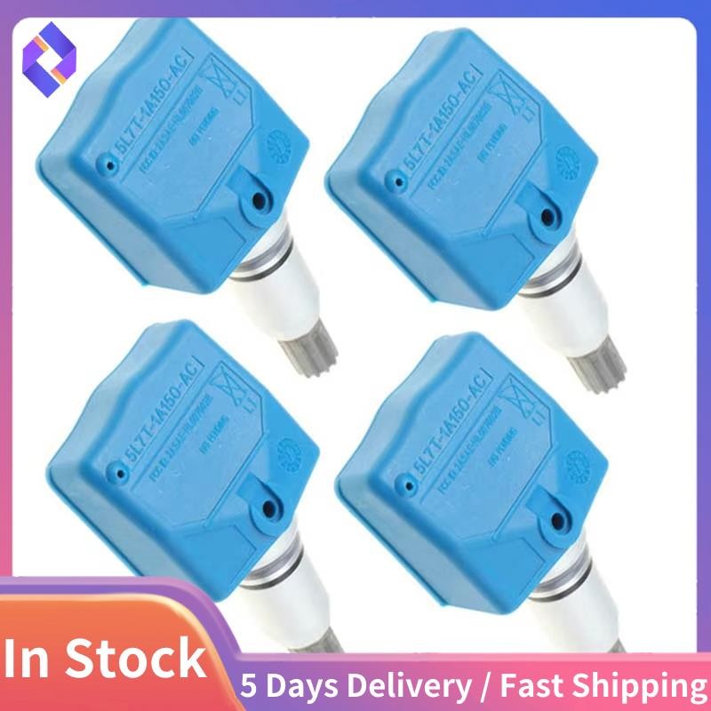 4PCS 5L7T-1A150-AC รถ TPMS ความดันยาง Monitor Sensor สําหรับ Expedition Navigator 5L7T1A150AC 5L1Z-1