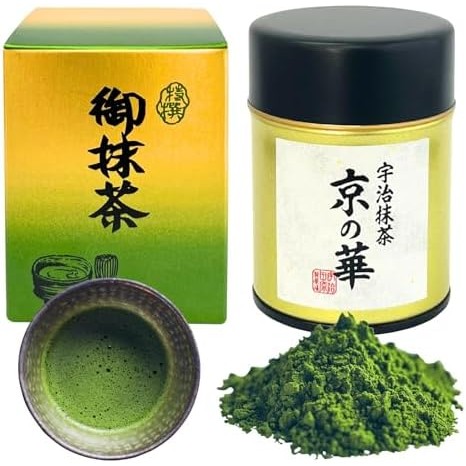 【Direct from Japan】Uji Tawara Seicha, Kyoto, Uji Matcha Kyoto Flower 40G Matcha Canned 29138