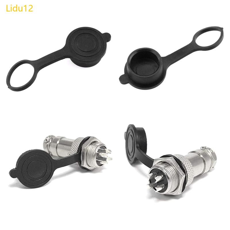 Lidu12 ยางกันฝุ่นหมวกสําหรับ GX12GX16 GX20Metal การบินซ็อกเก็ตแผง Connector