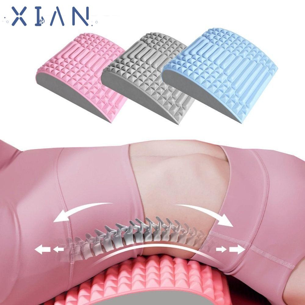 XIANEN เครื่องนวดหลังเอว, หมอนหน่วยความจําปากมดลูก TPE ยืดคอ, เปลหลังนวดเอว EVA