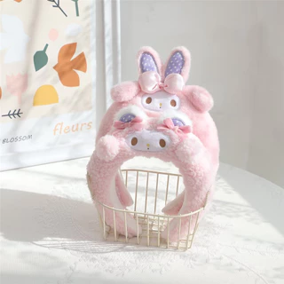ที่คาดผมตุ๊กตาการ์ตูนแบบกว้างขอบสำหรับผู้หญิงสไตล์เกาหลี น่ารักและสวมใส่ง่ายทุกวัน