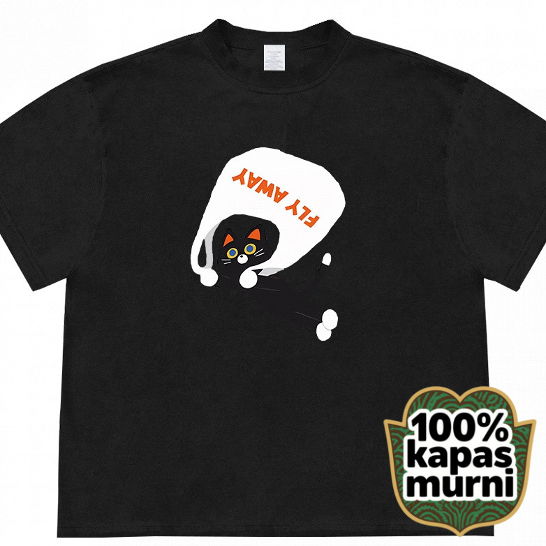 KATUN เสื้อยืดแขนสั้นผ้าฝ้ายพิมพ์ลายผู้ชายแบรนด์อินเทรนด์ motif เหมาะสําหรับร้อนและระบายอากาศได้ ikl