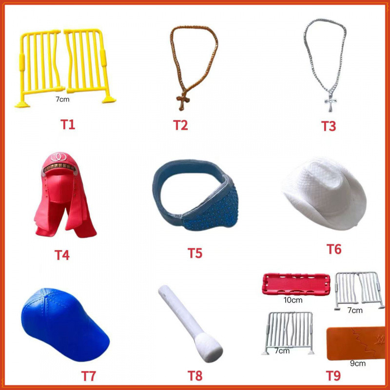 WWE Figures Wrestler อุปกรณ์เสริม 6-7 นิ้วอุปกรณ์มวยปล้ําเคลื่อนย้ายได้