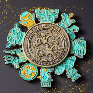 แม่เหล็กติดตู้เย็นโลหะซานสิงตุย หมุนได้ งานครีเอทีฟ ของที่ระ…