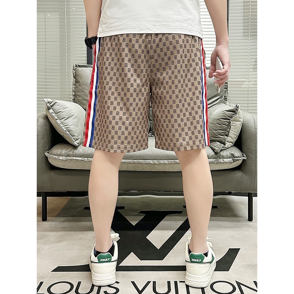 MUHANLU01  กางเกงขาสั้นลายแฟชั่นลายใหม่ ผู้ชายอินเทรนด์แฟชั่นฤดูร้อนสไตล์ใหม่ สวมใส่สบายๆ กางเกงชายหาด สินค้าพร้อมจัดส่ง