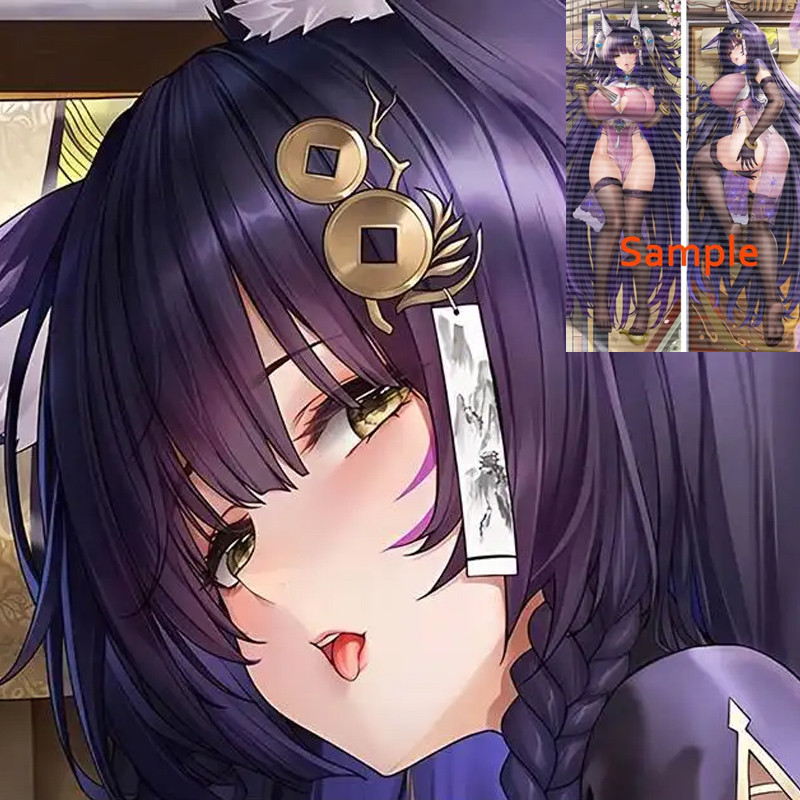 Dakimakura Azur Lane Musashi หมอนอะนิเมะ Otaku ปลอกหมอนเกมโยนปลอกหมอนอิง