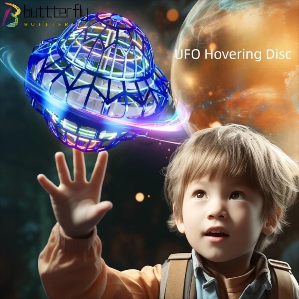 BUTTTERFLY Spinning Flying Ball, Magic เซ็นเซอร์อัจฉริยะ UFO Shape Kids Flying Ball ของเล่น,ของขวัญว