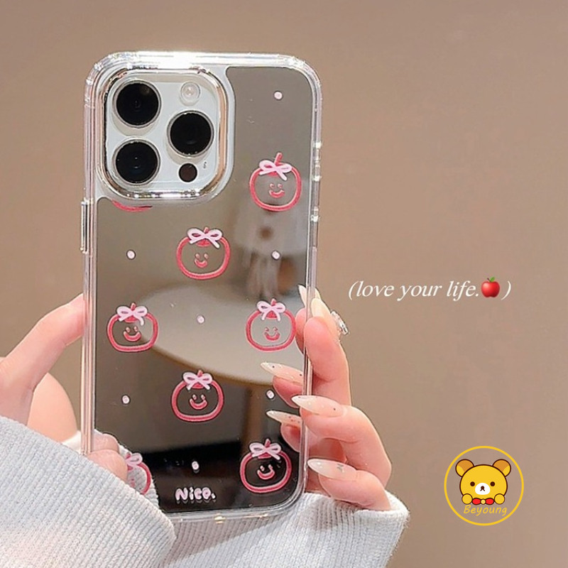 รูปแบบ Apple กระจกสําหรับ Honor X70i X60 X60i X50 X40 GT Pro Power X50i X40i X30i X30 5G 4G การ์ตูนเ