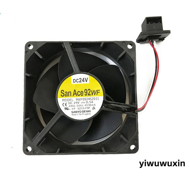 9WF0924S203/1/S20331/S2041 Fanaco 24V พัดลมกันน้ํา A90L-0001-0598#B/เอ ซันโย/ซันโย