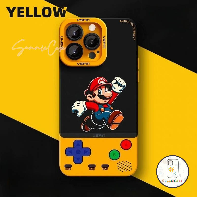 เคสไอโฟน สำหรับ IPhone 17 12 16 11 13 15 14 Pro Max XR X XS Max 15 7 11 16 Plus น่ารัก เกมมาริโอ  รูละเอียด ป้องกันการตก