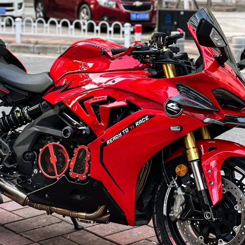 适用钱江赛600新款贴纸贴花拉花版画车身防水装饰车贴改装QJMOTOR