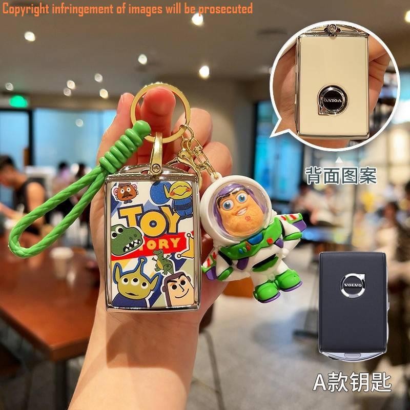 Regal Volvo Volvo ฝาครอบกุญแจเหมาะสําหรับ c40 xc60 s90 xc40 xc90 s60 v40 v60 พวงกุญแจ พวงกุญแจ พวงกุ