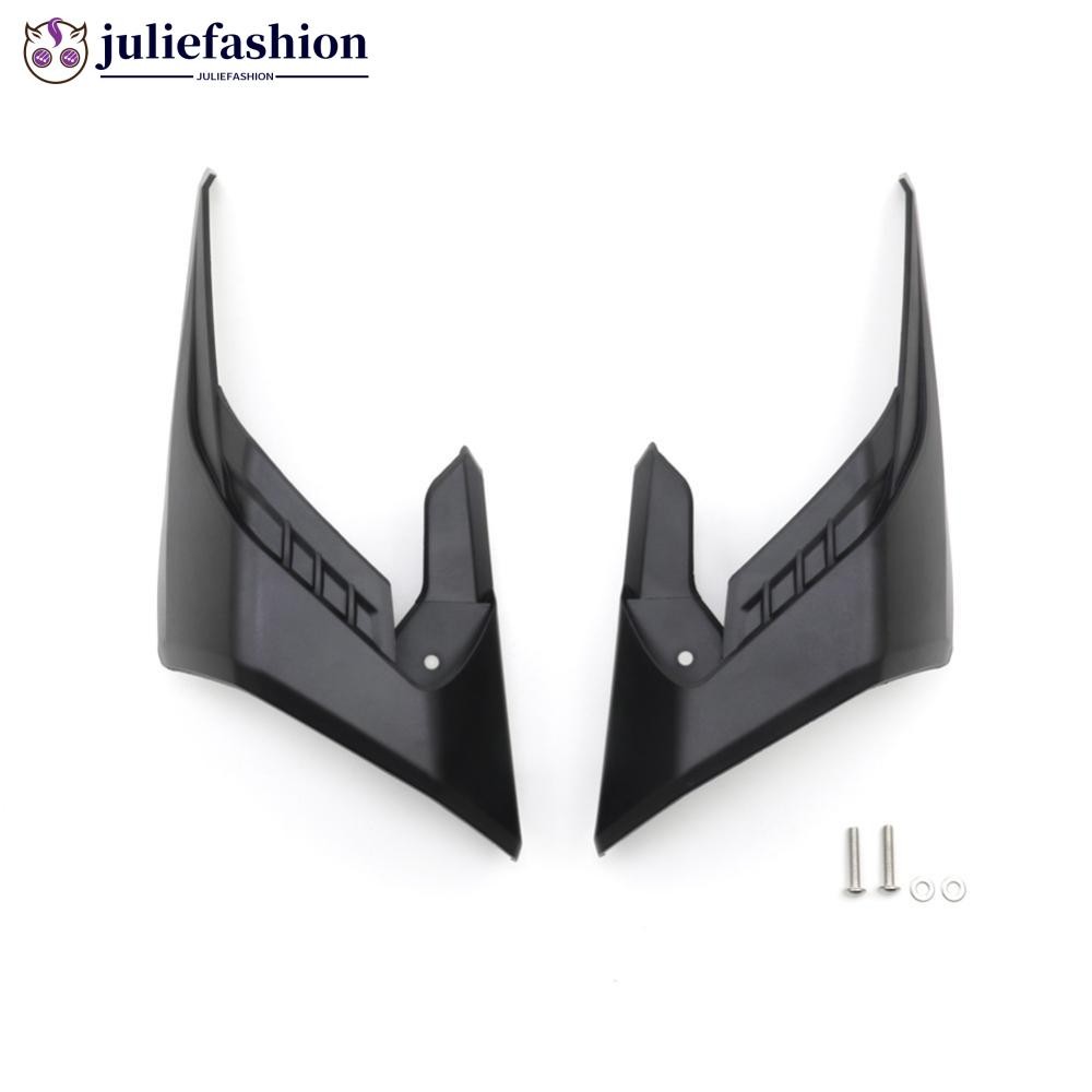 JULIEFASHION 2 ชิ้นรถจักรยานยนต์ Wing Protector ลม Fairing Winglets Fin Trim สําหรับ Honda CB650R CB