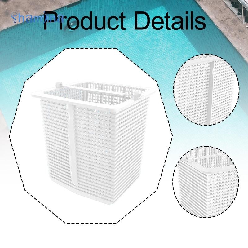[Shamjina] สกิมเมอร์ ตะกร้าทดแทนสำหรับสระว่ายน้ำ พกพาสะดวก ทำความสะอาดสกปรก และกรองซ้ำได้ - รูปที่ 7