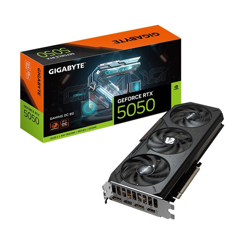 VGA GIGABYTE GEFORCE RTX 5050 GAMING OC 8G - 8GB GDDR6 (GV-N5050GAMING OC-8GD) การ์ดจอ