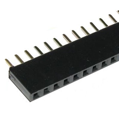 (TS) pin header ตัวเมีย 1x40 (2.54 mm) 40 pin breadboard arduino pcb