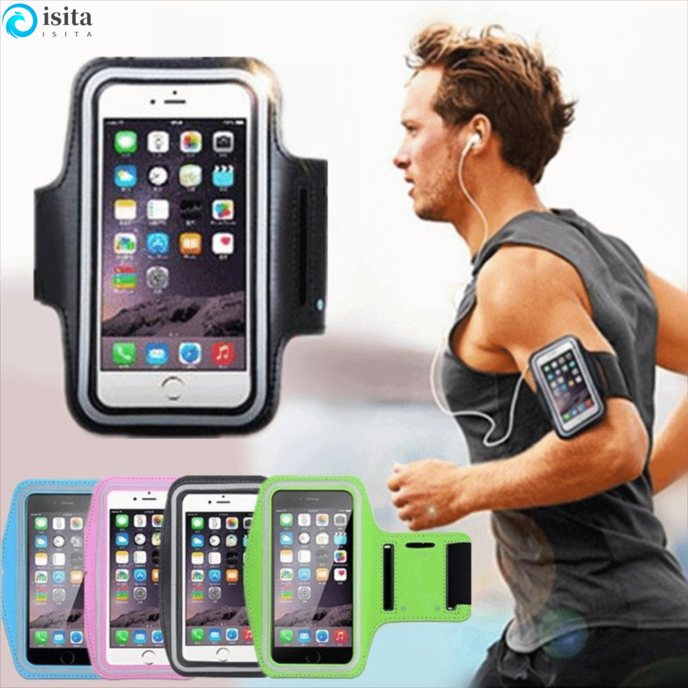 Isita Running Armband Protecting Phone Phone Phone Holder Gym Armbands Zipper Mobile Phone Bag Phone Armband Case