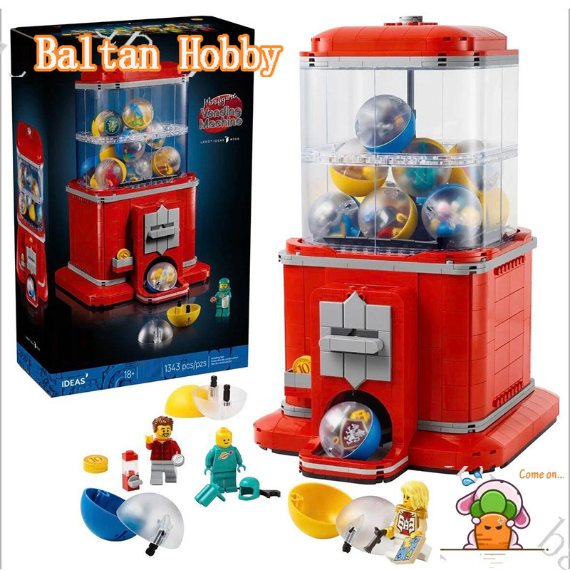 Baltan Toy HN3X เข้ากันได้กับ 21358 Minifigure Vending Machine Building blocks ET8