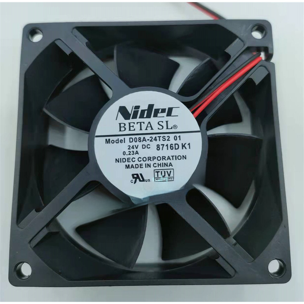 พัดลมอินเวอร์เตอร์ Nidec D08A-24TS2 DC24V 0.23 A 2-Line ของแท้