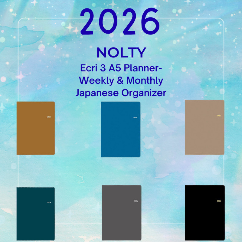 NOLTY 2025-2026 A5 Weekly Planner Collection