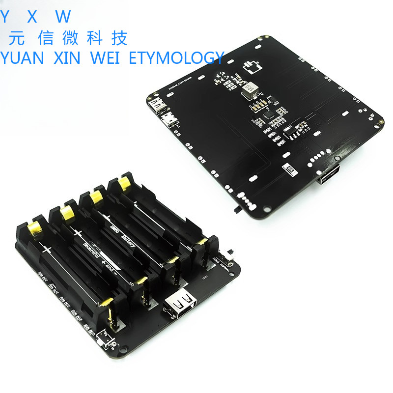 18650 แบตเตอรี่ผู้ถือ V3 บอร์ดพัฒนาใช้งานร่วมกับ Raspberry Pi Raspberry Pi 3 Overcharge Protection 5V