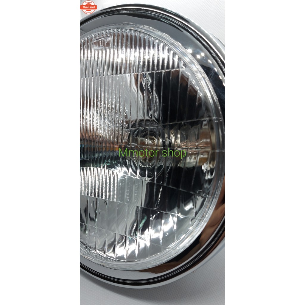 ไฟหน้ากะโหลกพร้อมขั้วไฟ GTO ใส่ได้กันกั M6