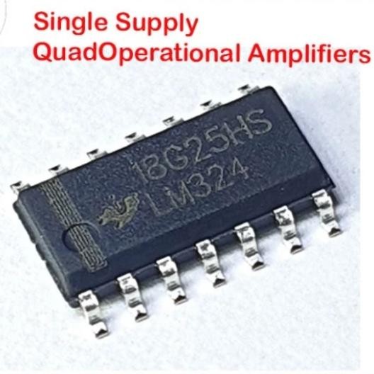 LM324 LM324DT LM324DR SOP-14 quad op AMP พลังงานต่ํา